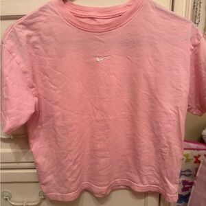 Girls large Nike pink shirt